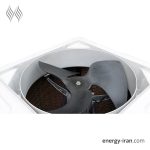 فن اکسیال سه پره کولر سلولزی پلیمری ۱۵۰۰۰ بالازن، طراحی ویژه برای جریان هوای مطلوب و بی‌صدا