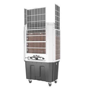 نمای پشتی کولر آبی COOLEX-9000 - ورودی آب شهری + خروجی زهکشی 