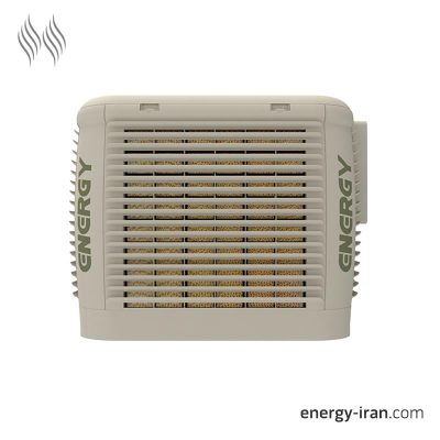 نمای روبروی کولر آبی سلولزی پلیمری انرژی مدل EC 0750 PB با پد سلولزی